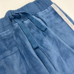 2 Piece Cozy Velour Pop Over Hoodie and Sweatpant Set