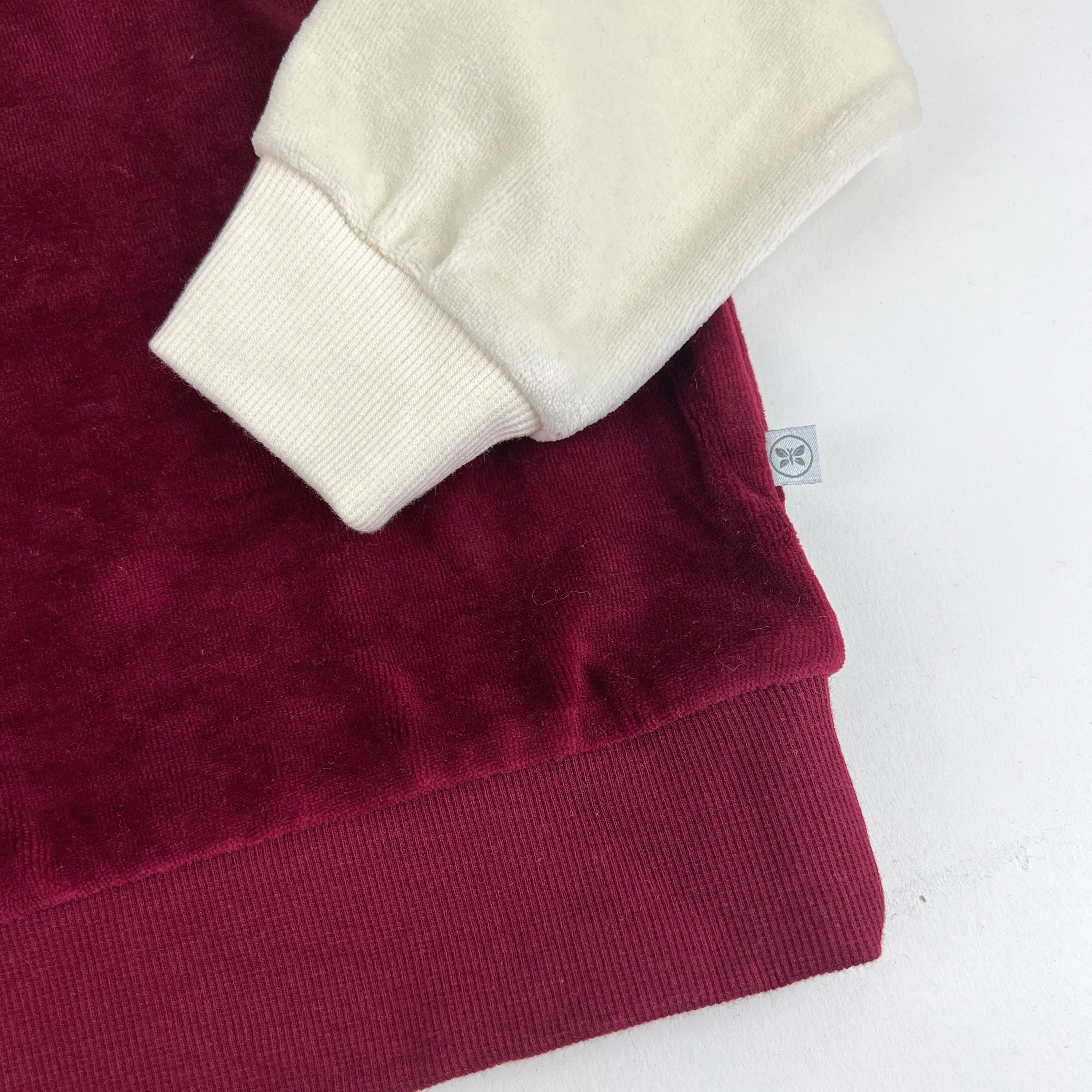 2 Piece Cozy Velour Pop Over Hoodie and Sweatpant Set