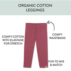 3-Pack Organic Cotton Legging Set