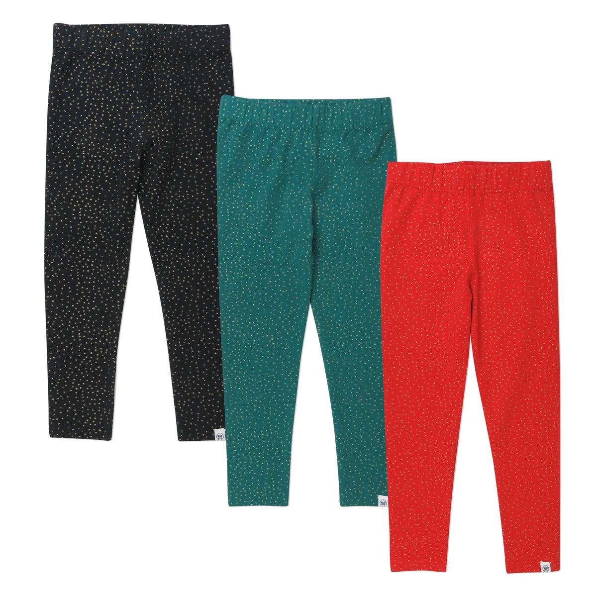 3-Pack Organic Cotton Legging Set