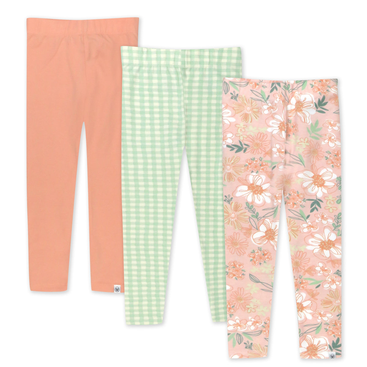 3-Pack Organic Cotton Legging Set