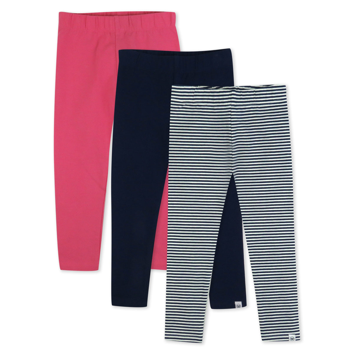 3-Pack Organic Cotton Legging Set