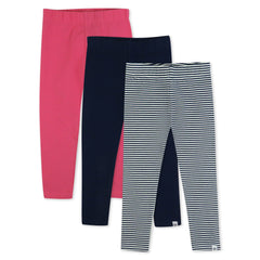 3-Pack Organic Cotton Legging Set