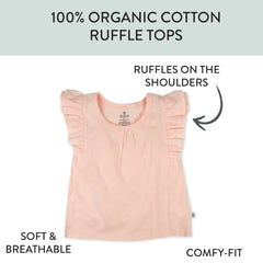 Toddler 3-Pack Sleeveless Ruffle Shoulder Tops