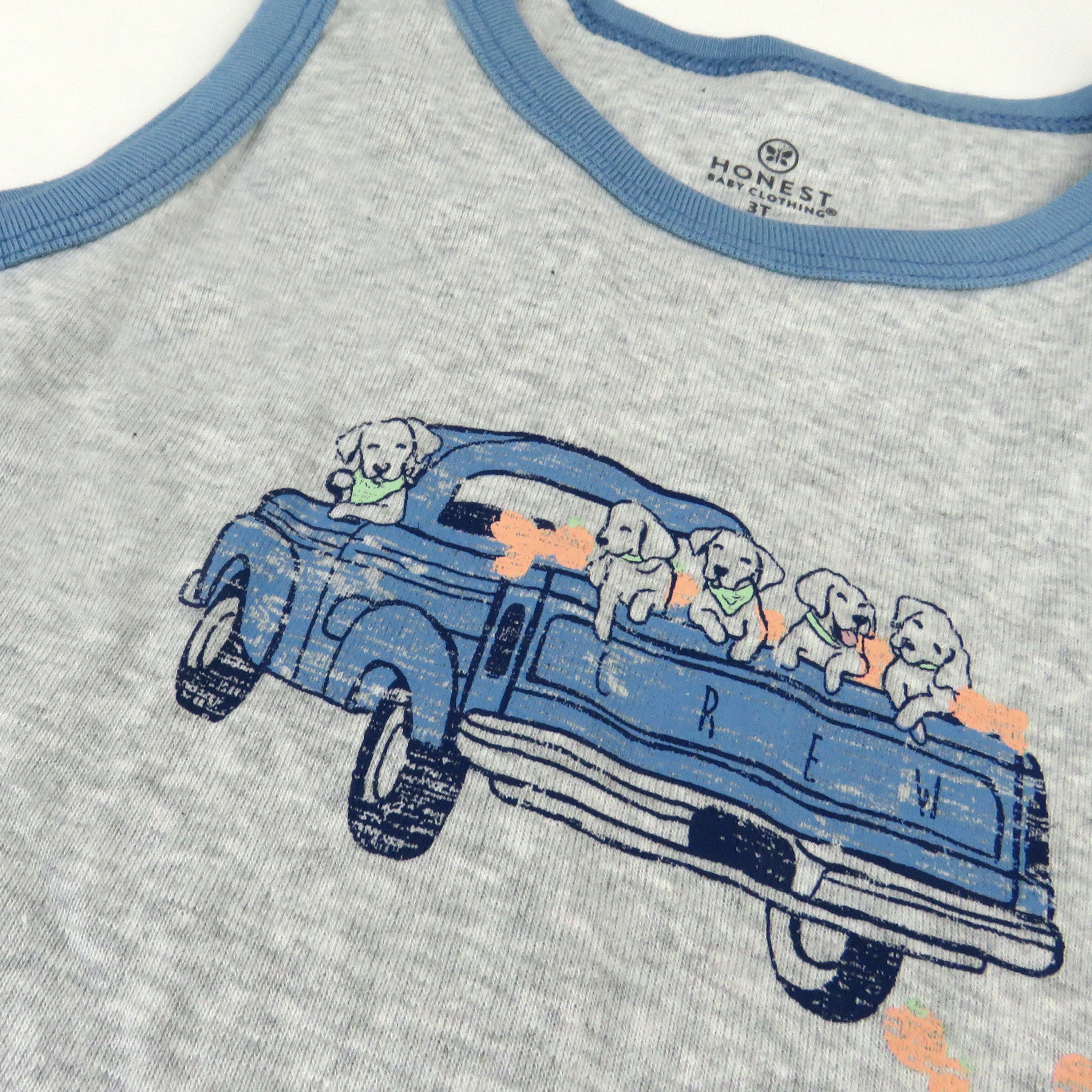 Toddler 3-Piece Short Sleeve T-Shirt, Muscle and Short Set