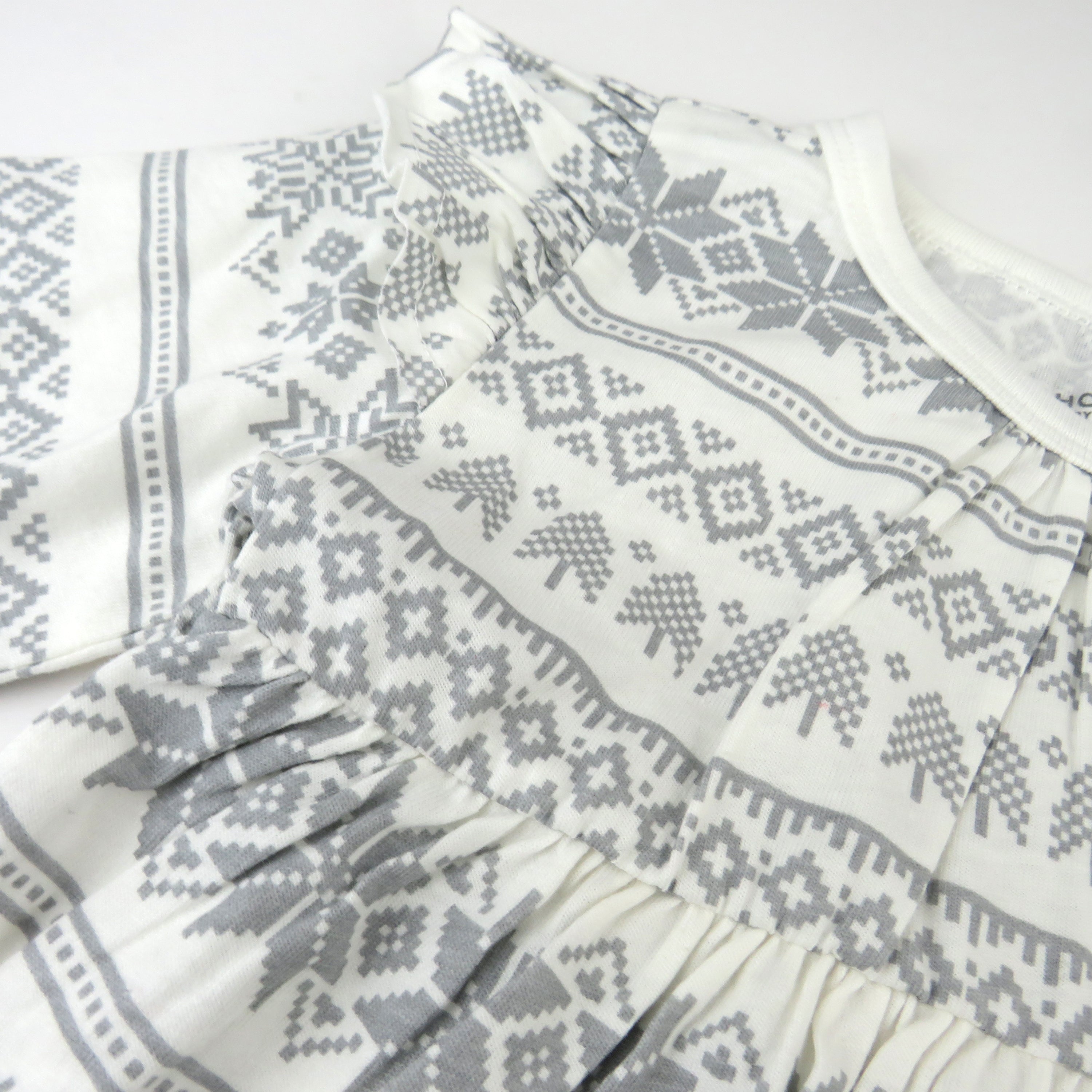 Toddler 3-Piece Ruffle Shoulder Top, Ruffle Front Legging & Headband Set