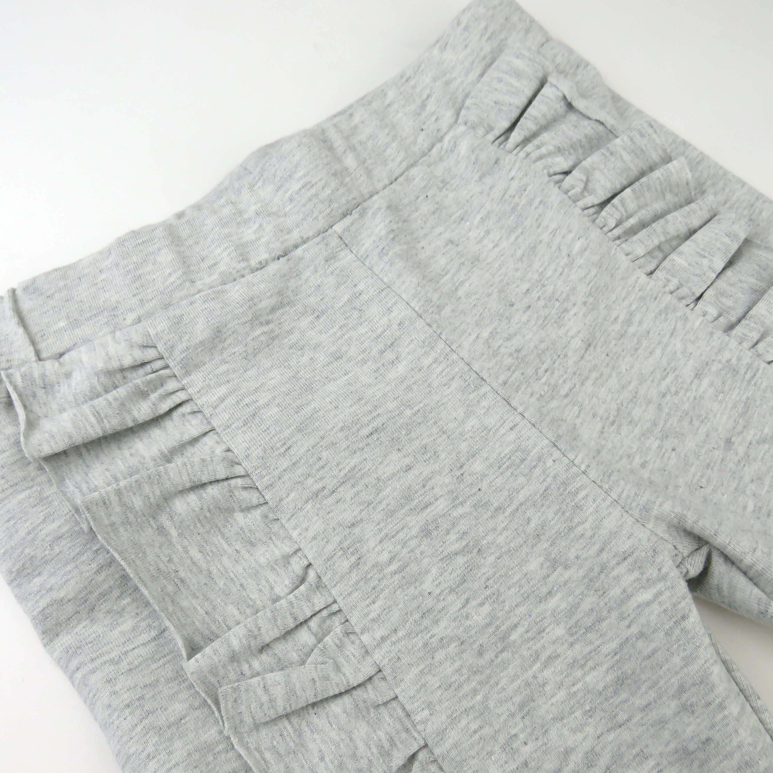 Toddler 3-Piece Ruffle Shoulder Top, Ruffle Front Legging & Headband Set