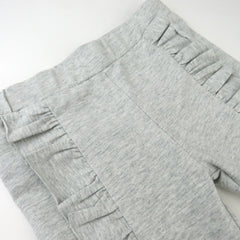 Toddler 3-Piece Ruffle Shoulder Top, Ruffle Front Legging & Headband Set