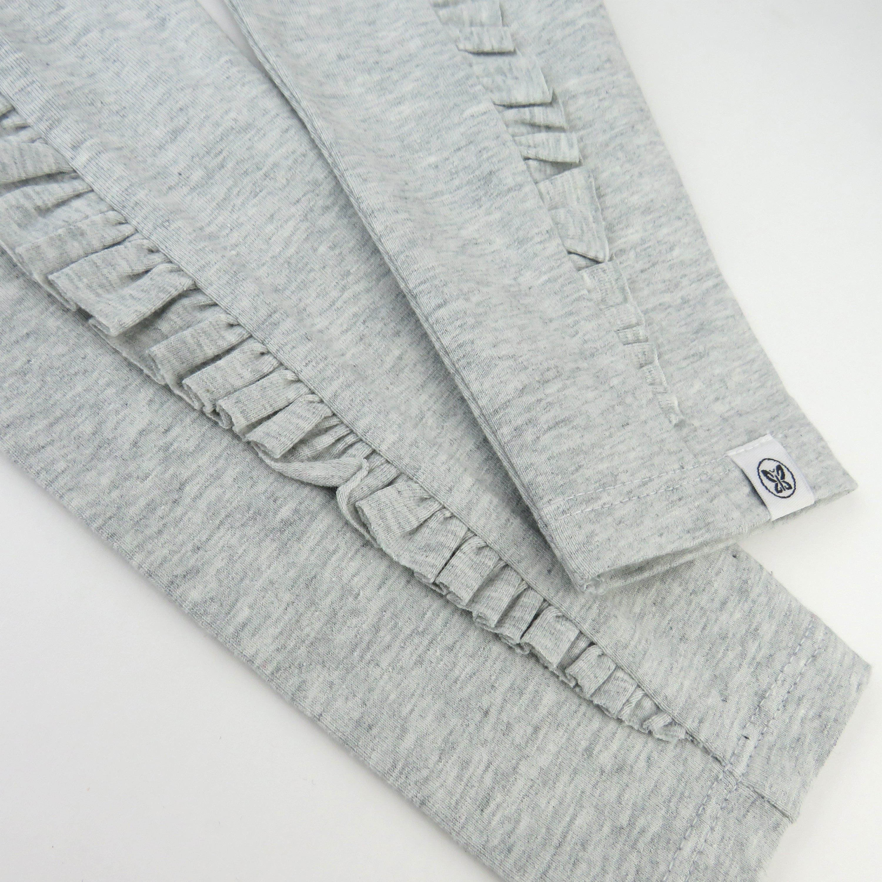 Toddler 3-Piece Ruffle Shoulder Top, Ruffle Front Legging & Headband Set