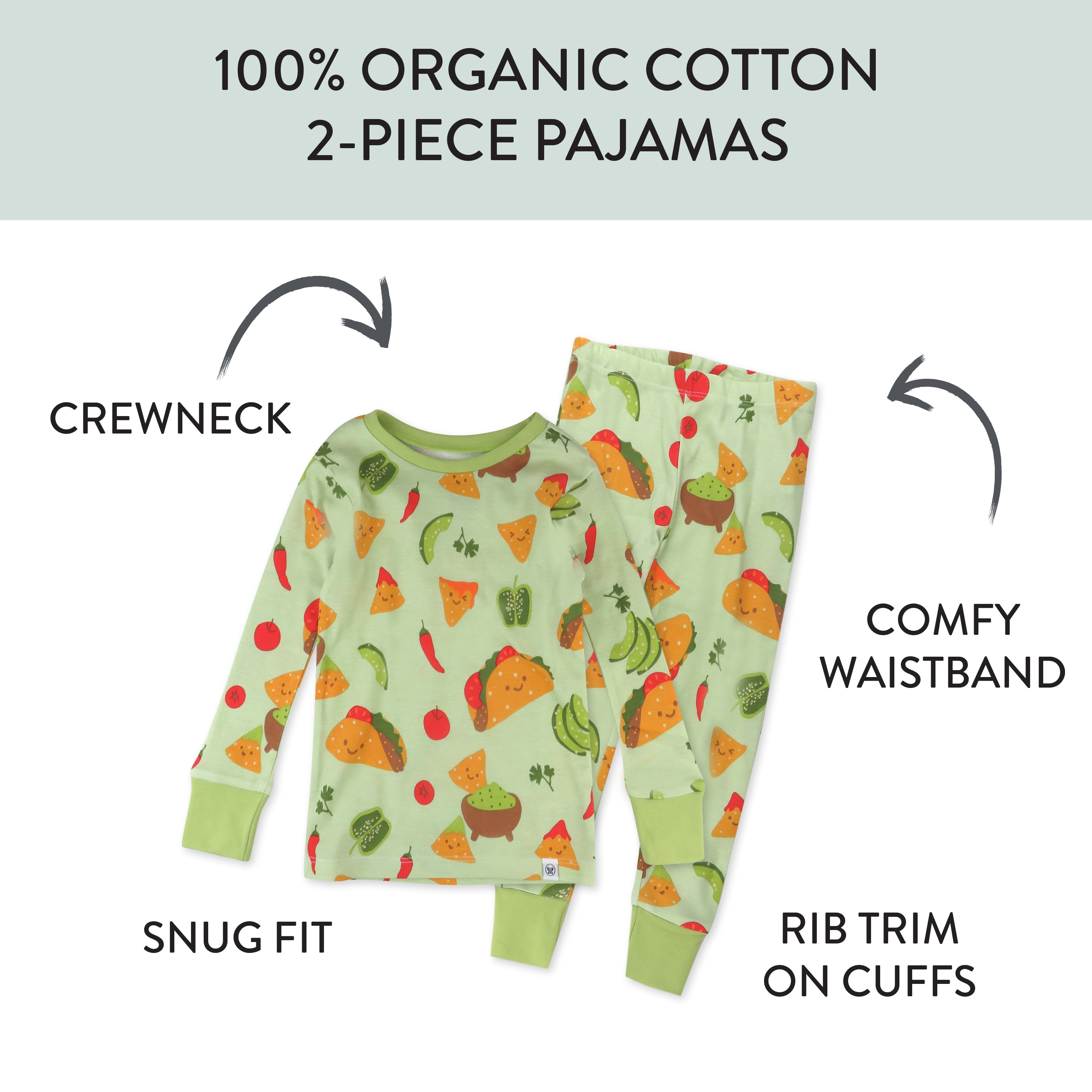 4-Piece Long Sleeve PJ Set