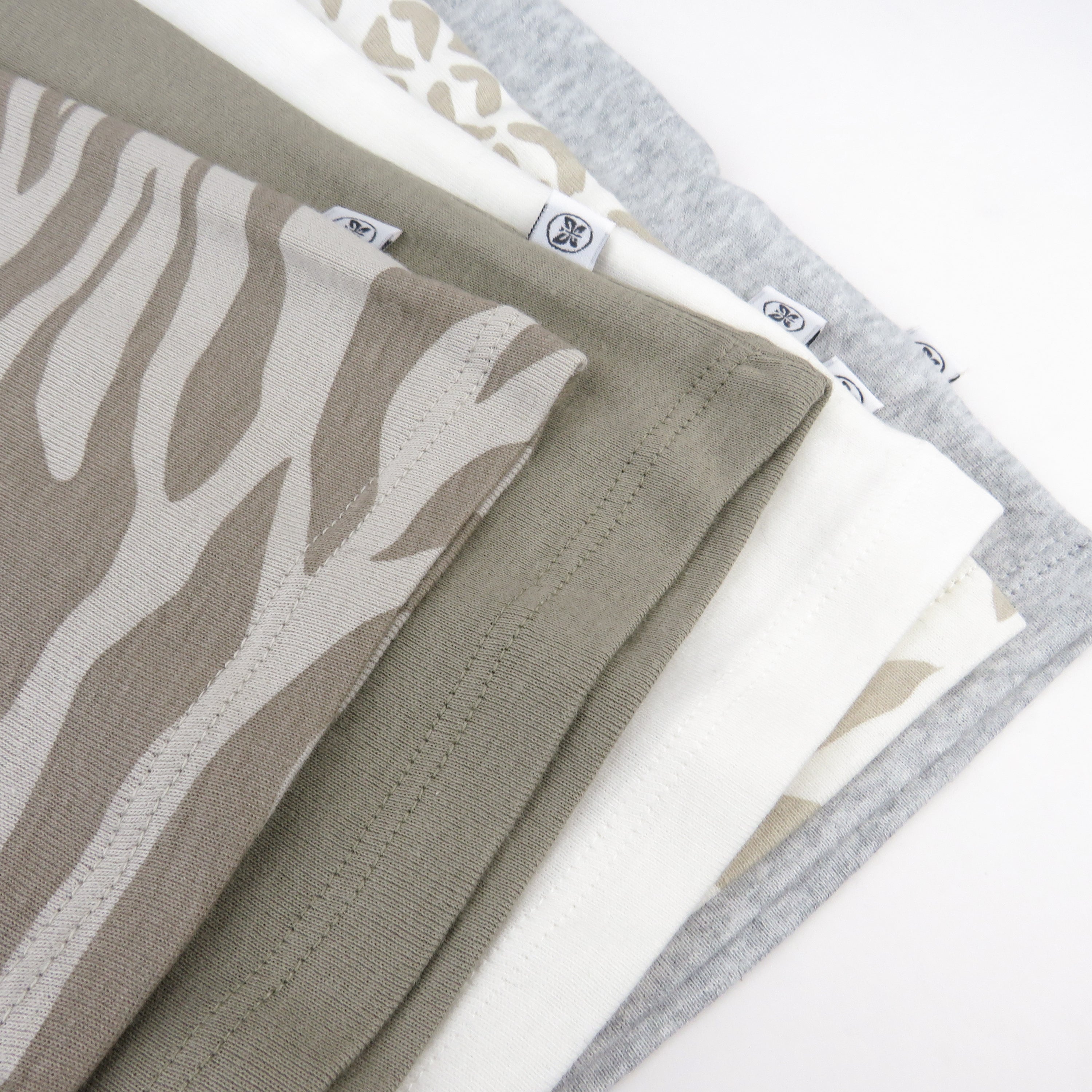 5-Pack Organic Cotton Sleeveless Muscle T-Shirts