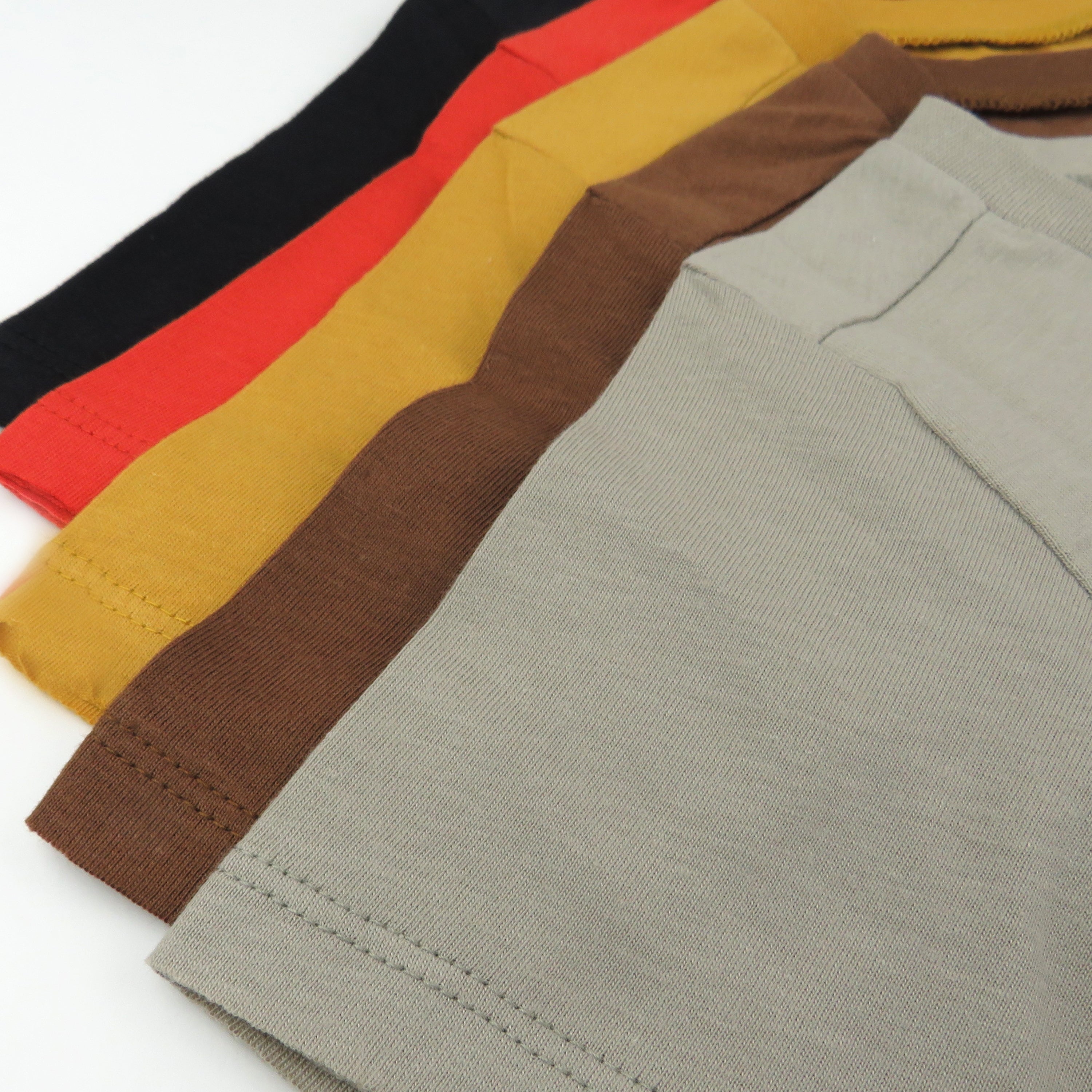 5-Pack Organic Cotton Short Sleeve T-Shirts