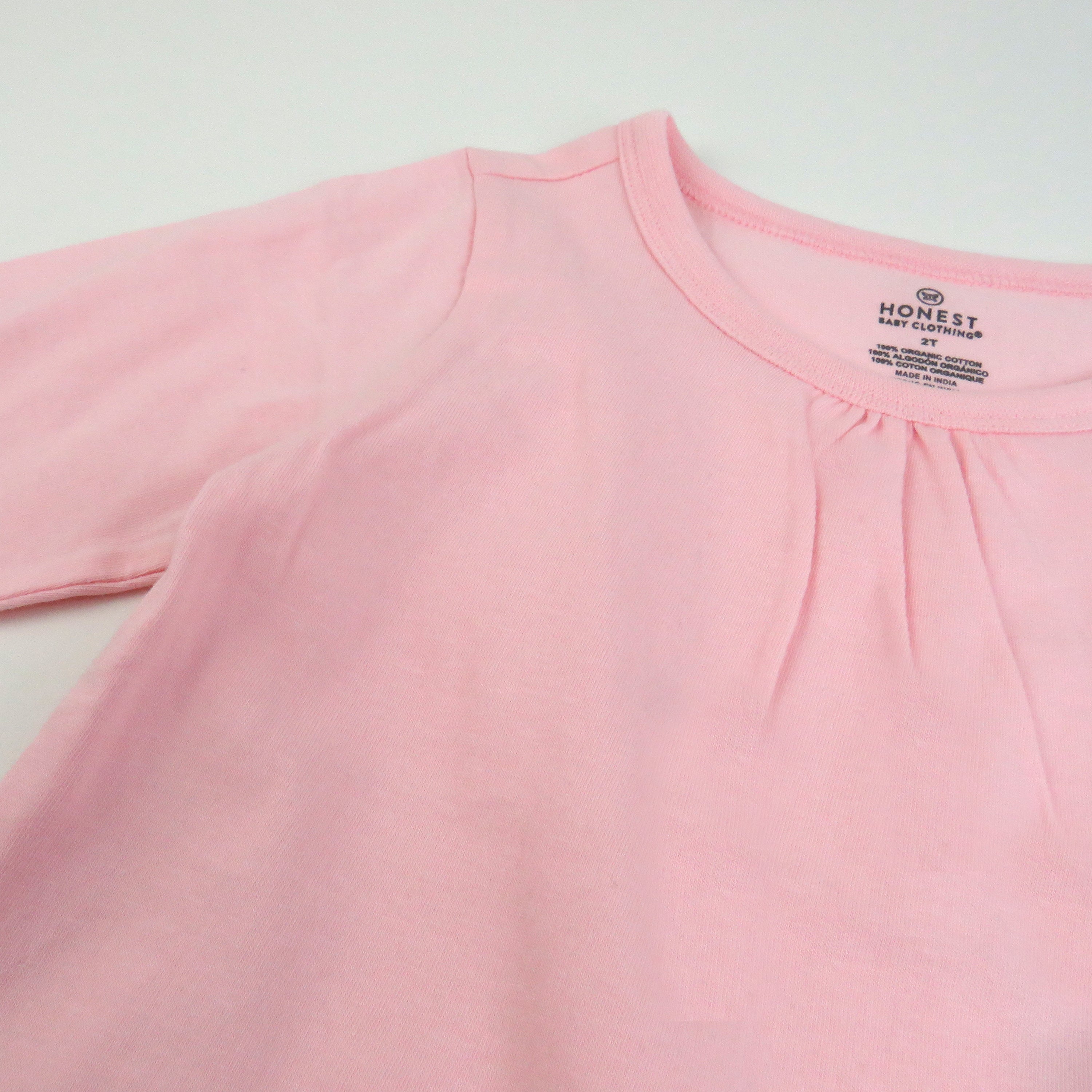 5-Pack Long Sleeve T-Shirt with Front Gathering