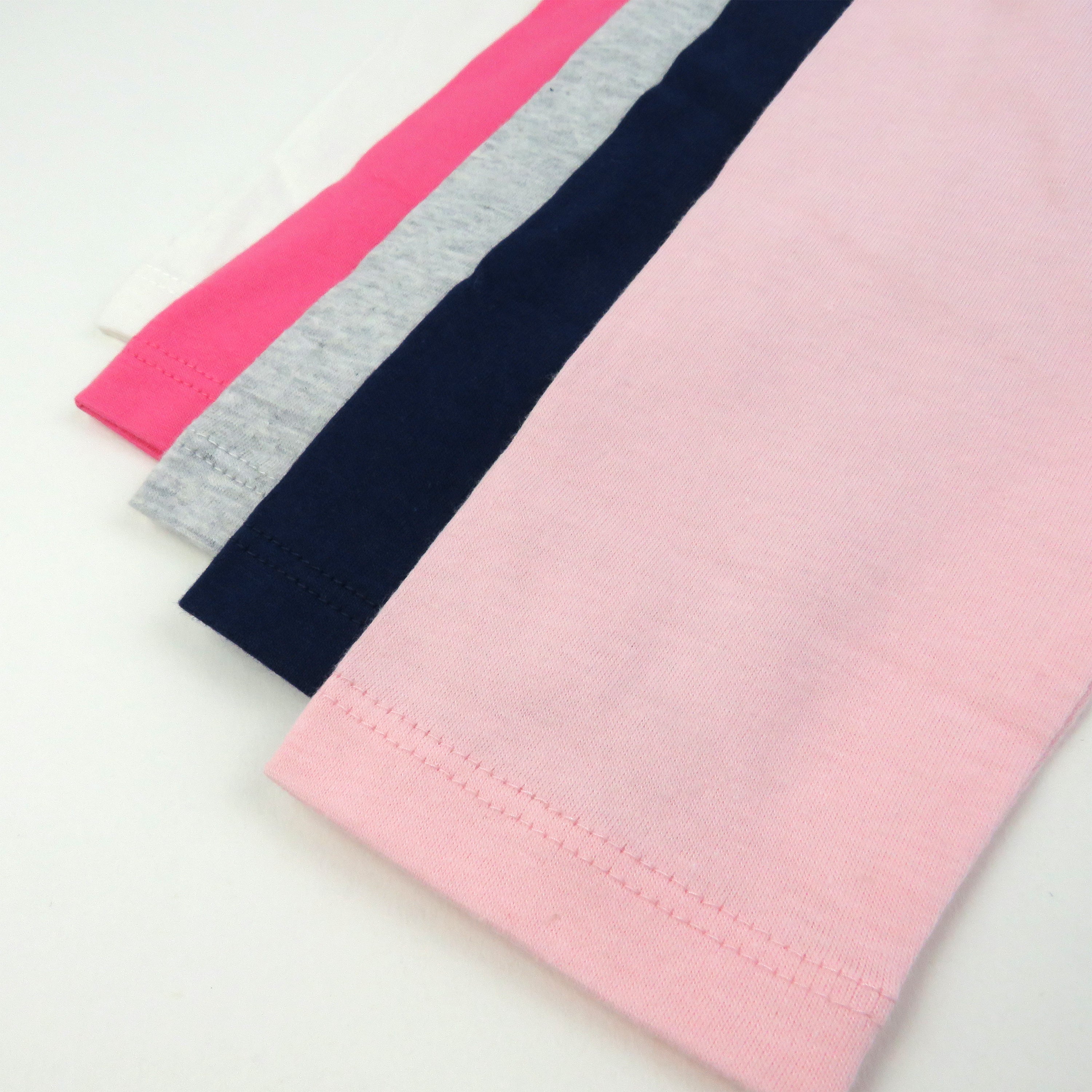 5-Pack Long Sleeve T-Shirt with Front Gathering