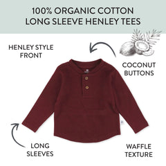 5-Pack Waffle Henley