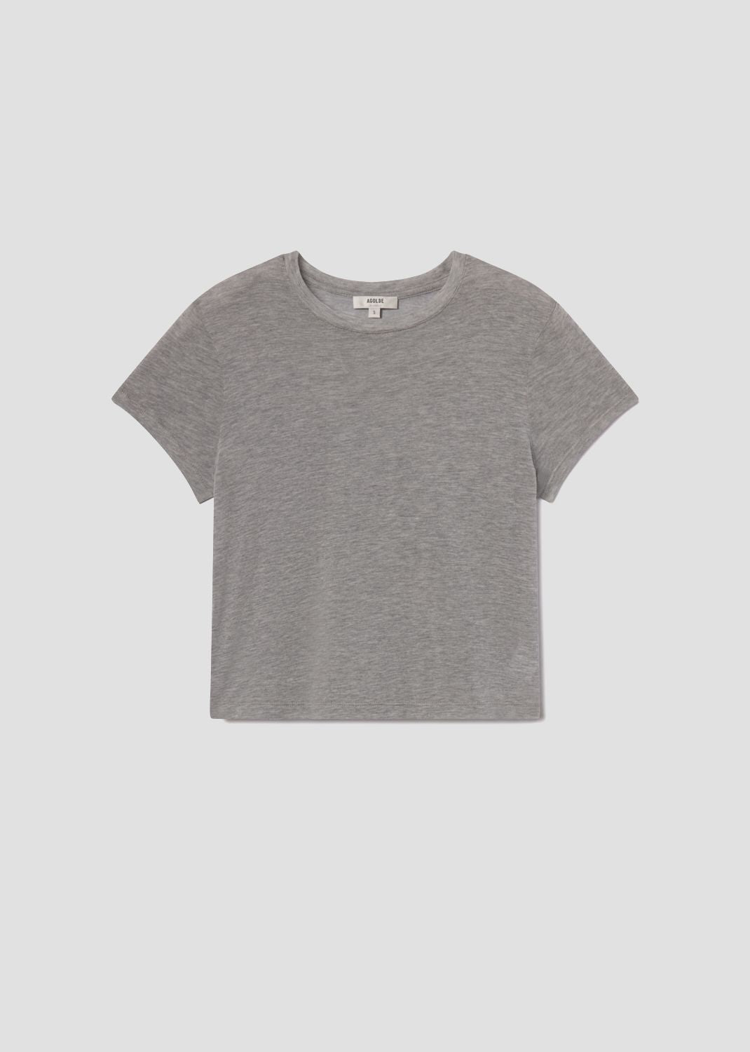 Adine Shrunken Tee in Grey Heather