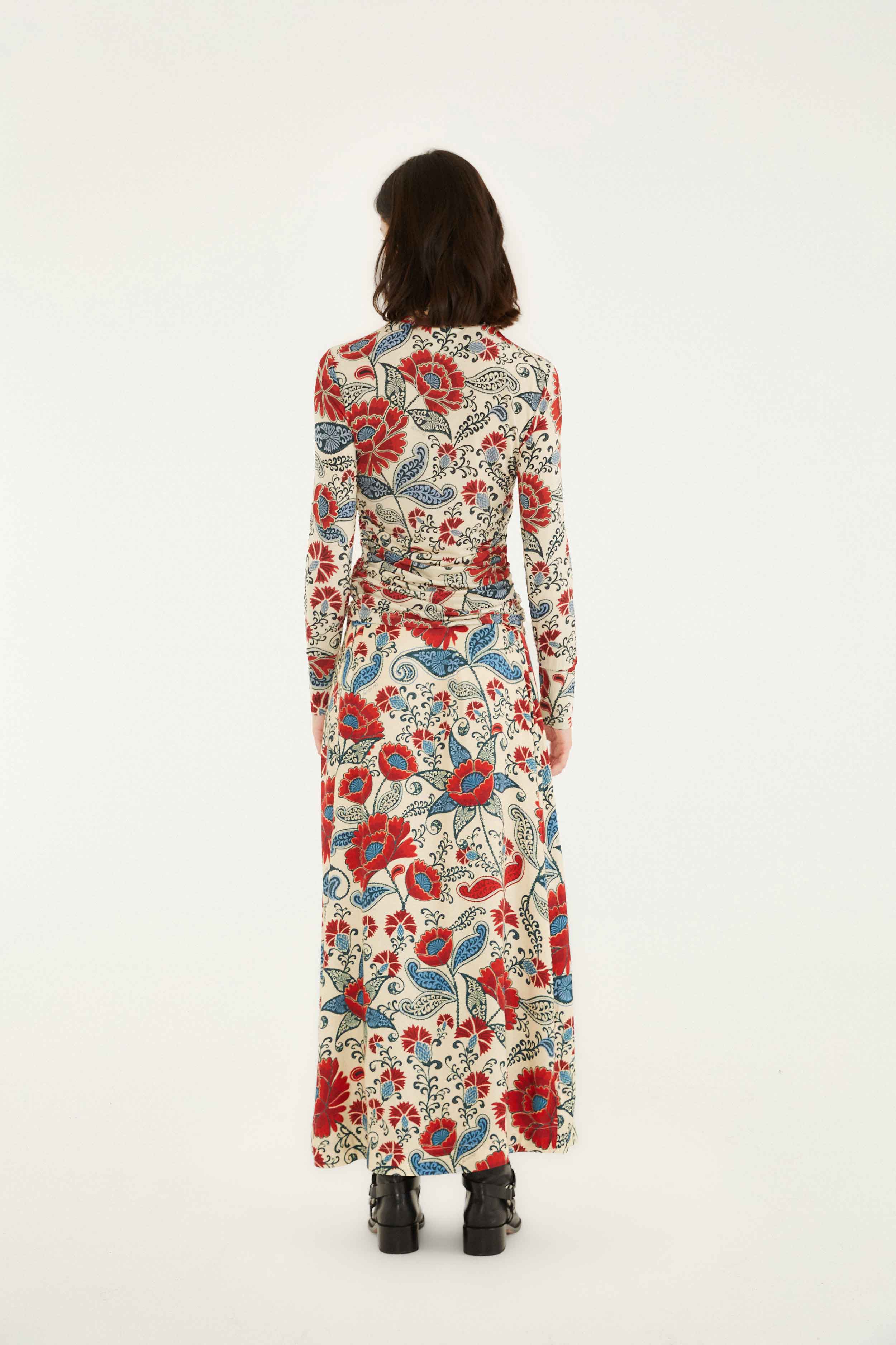 Sand Francesca Lenzing® Ecovero® Viscose Maxi Skirt