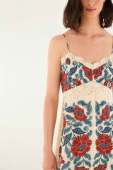 Sand Francesca Midi Dress