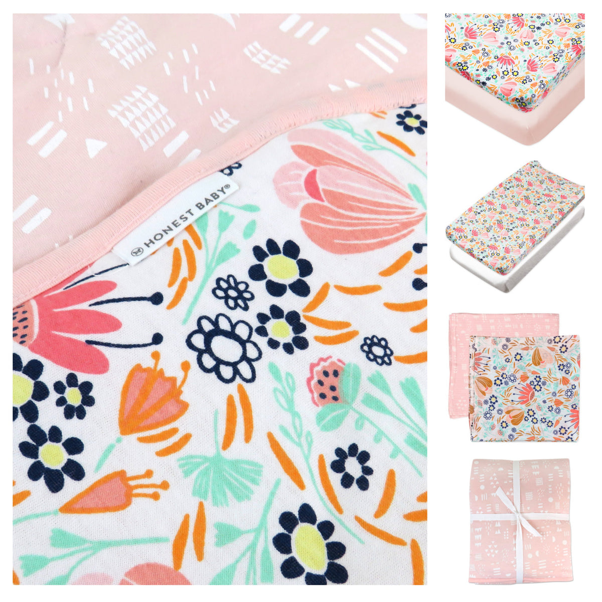 7-Piece SWEET DREAMS Organic Cotton Nursery Gift Set