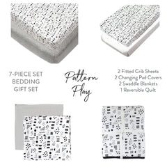 7-Piece SWEET DREAMS Organic Cotton Nursery Gift Set