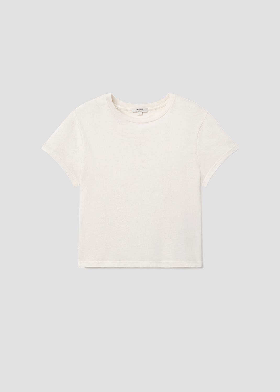 Adine Shrunken Tee in White Ash